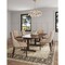 Manhattan Comfort Shubert Faux Leather and Velvet Dining Chair in Tan - Set of 2 DC055-TN - alternate 2